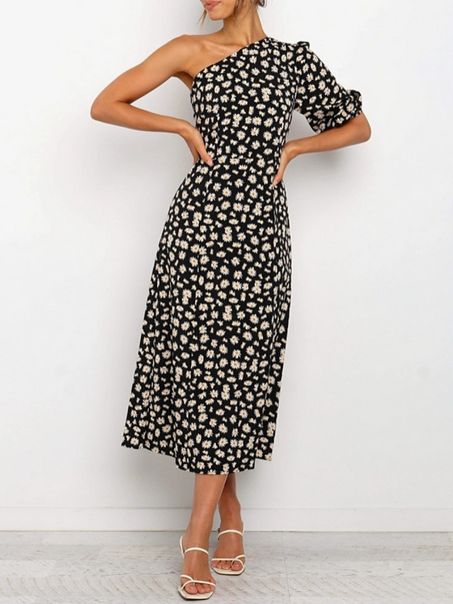 midi dress half sleeve