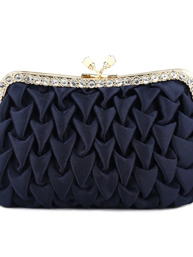 dark blue evening bag