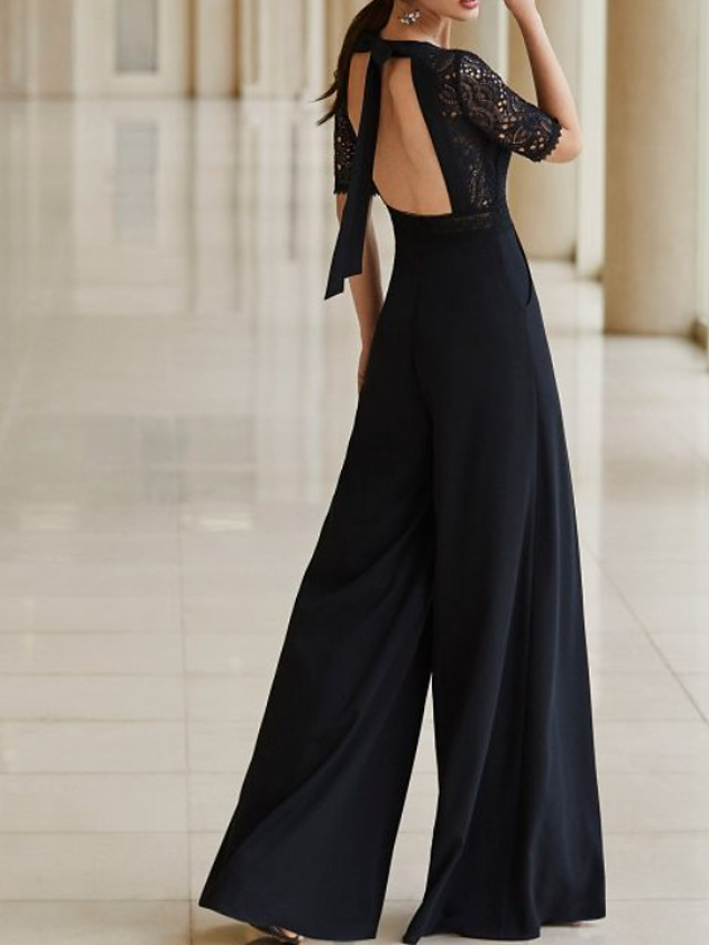 Robes Mère De La Mariée En Pailleté À Col V Manches Évasée Ilaria