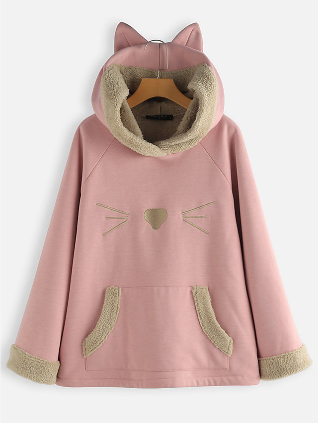 animal sweatshirts with ears