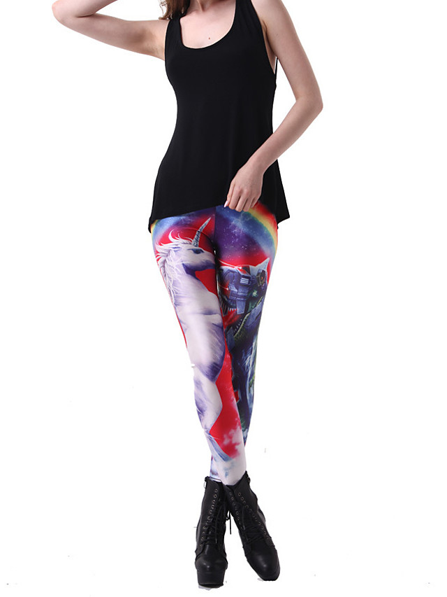 patterned yoga leggings