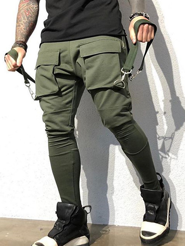 Men's Cargo Sports Outdoor Sports Casual Sports Pants Tactical Cargo ...