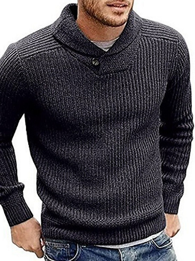 Cardigan Homme Classique Manches Longues Élégant