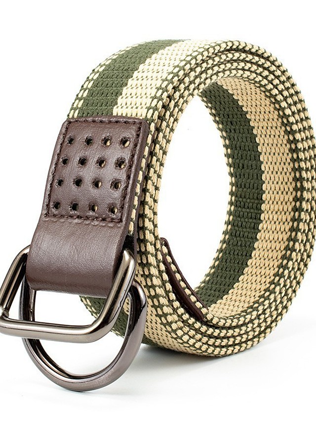 Men's Wide Belt 100g / m2 Polyester Knit Stretch Belt Solid Colored ...