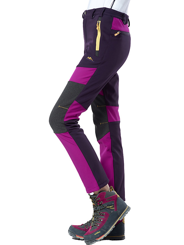 women's lined winter hiking pants