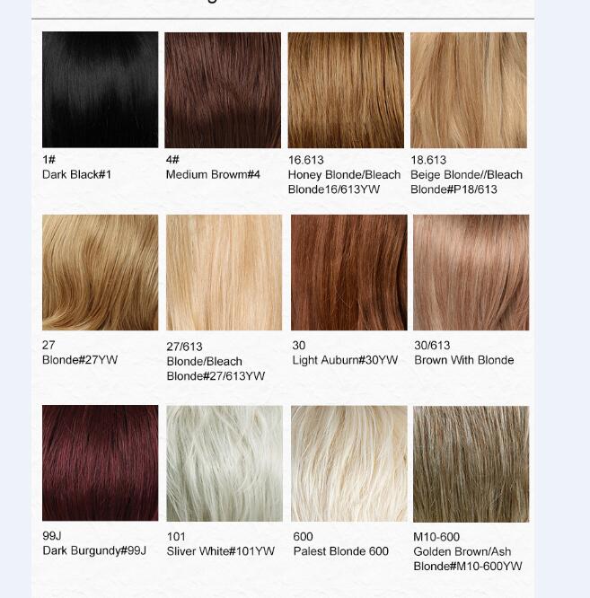 Wigs By Pierre Color Chart