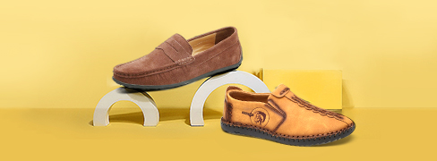Mocasines y zapatos sin cordón para hombre