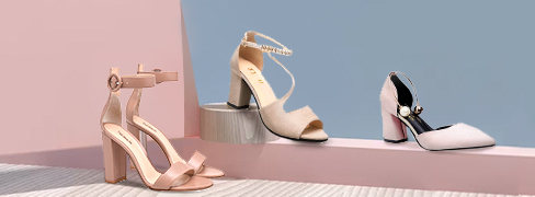 Fashionable Chunky Heeled Shoes New Arrivals