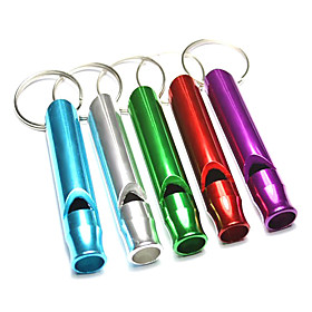 Survival Whistle Survival Whistle Aluminium Alloy Hiking Random Colour