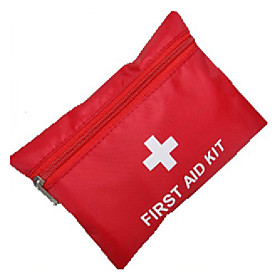 First Aid Kit Portable First Aid Nylon Camping / Hiking Red 1 pcs