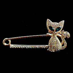 Women's Fashion Crystal Brooch Jewelry For Party Wedding Daily