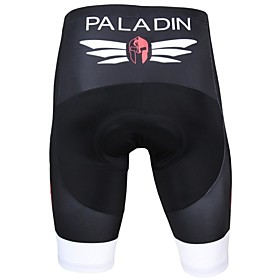 ILPALADINO Men's Cycling Padded Shorts Lycra Polyester Bike Shorts Padded Shorts / Chamois Pants Breathable 3D Pad Quick Dry Sports Solid Color White / Black /