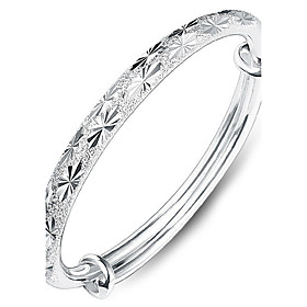 Women's Bracelet Bangles Heart Love Ladies Fashion everyday fancy Sterling Silver Bracelet Jewelry Silver For