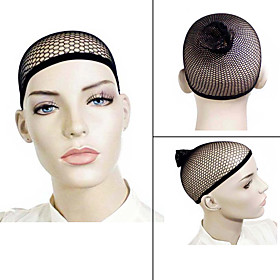 Wig Accessories Plastic Wig Caps Daily Classic Natural Black