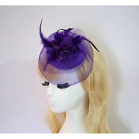 Resin / Cotton Fascinators / Flowers / Hats with 1 Piece Wedding / Special Occasion / Halloween Headpiece