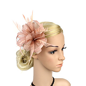 Plastic Fascinators / Flowers with 1 Piece Wedding / Special Occasion / Party / Evening Headpiece
