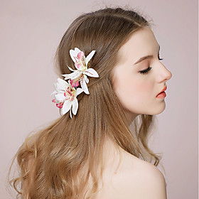 Hair Clip with Floral