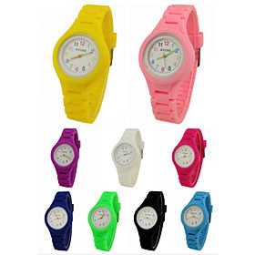 Wrist Watch Analog Quartz Ladies Casual Watch / Silicone