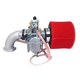 Red Mikuni PZ26 Carb Manifold Oil Seal Air Filter For Lifan 125cc Dirt Pit Bike ATV VM2226mm