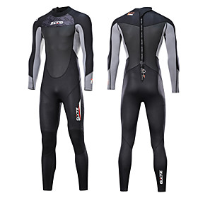 ZCCO Heren Volledig natpak 3mm Nylon SCR Neopreen Duikpakken Houd Warm Sneldrogend Anatomisch ontwerp Lange mouw Achterrits - Zwemmen Duiken Waterspo ZCCO Heren Volledig natpak 3mm Nylon SCR Neopreen Duikpakken Houd Warm Sneldrogend Anatomisch ontwerp Lange mouw Achterrits - Zwemmen Duiken Waterspo