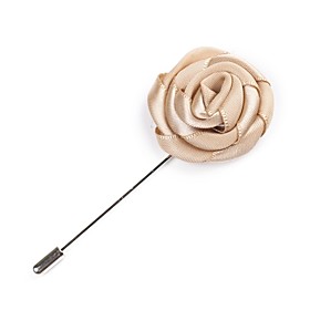 Gender:Men's; Theme:Flower Shape; Shape:Geometric; Style:Simple,Basic; Jewelry Type:Brooches; Occasion:Wedding,Evening Party; Material:Poly / Cotton; Width:4; Height:8.5; Design:Retro; Features:Cool,Cute; Front page:WE; Shipping Weight:0.01; Package Dimens Men's Brooches Retro Flower Shape Simple Basic Brooch Jewelry Wine Golden White For Wedding Evening Party
