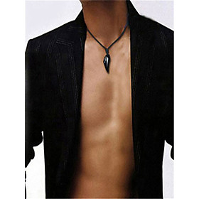 Necklace Men's White Black Yellow Blue 50 cm Necklace Jewelry 1pc for Daily Festival