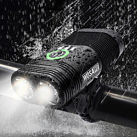 Dubbele LED Fietsverlichting Koplamp fiets Fietskoplamp Zaklantaarn Fietsen Wielrennen Waterbestendig Oplaadbaar Meerdere modi Super helder USB 2400 Dubbele LED Fietsverlichting Koplamp fiets Fietskoplamp Zaklantaarn Fietsen Wielrennen Waterbestendig Oplaadbaar Meerdere modi Super helder USB 2400