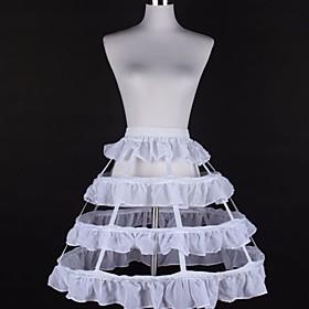 Petticoat Hoop Skirt Tutu Under Skirt 1950s White Black Petticoat / Crinoline