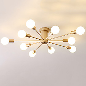 10 Light Sputnik Chandelier Ambient Light Painted Finishes Metal Glass E26E27 10 Light Sputnik Chandelier Ambient Light Painted Finishes Metal Glass E26E27