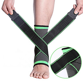 Ankle Brace for Camping / Hiking Hiking Basketball Ultra Slim Stretchy Breathable 70% Acrylic / 30% Cotton Superfine fiber 1 pc Sports Outdoor Athletic Green