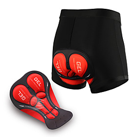 Arsuxeo Men's Cycling Under Shorts Cycling Padded Shorts Bike Underwear Shorts Padded Shorts / Chamois Bottoms Sports Spandex Black / Red Mountain Bi Arsuxeo Men's Cycling Under Shorts Cycling Padded Shorts Bike Underwear Shorts Padded Shorts / Chamois Bottoms Sports Spandex Black / Red Mountain Bi