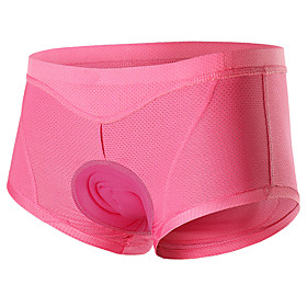 Arsuxeo Women's Cycling Under Shorts Winter Polyester Coolmax Silicon Bike Shorts Underwear Underwear Shorts Breathable 3D Pad Quick Dry Sports Pink Arsuxeo Women's Cycling Under Shorts Winter Polyester Coolmax Silicon Bike Shorts Underwear Underwear Shorts Breathable 3D Pad Quick Dry Sports Pink