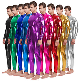 Zentai Suits Cosplay Costume Adults' Spandex Latex Cosplay Costumes Sex Men's Solid Colored Christmas Halloween Carnival