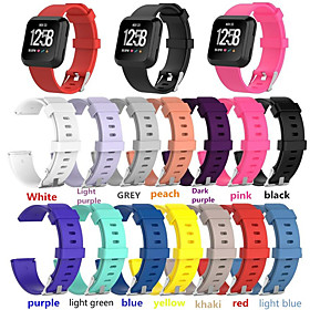 Smart Watch Band for Fitbit 1 pcs Classic Buckle Silicone Replacement  Wrist Strap for Fitbit Versa L S
