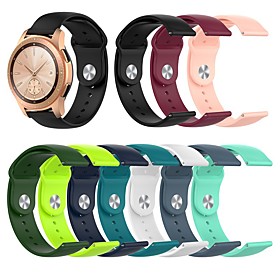 Smart Watch Band for Samsung Galaxy 1 pcs Sport Band Classic Buckle Silicone Replacement  Wrist Strap for Galaxy Watch 3 45mm 22mm