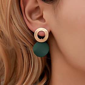 Women's Earrings Geometrical Ball Earrings Jewelry Light Coffee / White / Black For Holiday 1 Pair