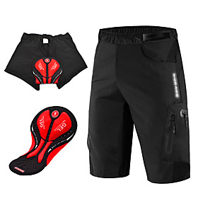 WOSAWE Heren Gevoerde wielrenshorts Wielrenshorts MTB shorts Siliconen Lycra Fietsen Gewatteerde shorts MTB shorts Ademend 3D Pad Sneldrogend Sport Z WOSAWE Heren Gevoerde wielrenshorts Wielrenshorts MTB shorts Siliconen Lycra Fietsen Gewatteerde shorts MTB shorts Ademend 3D Pad Sneldrogend Sport Z