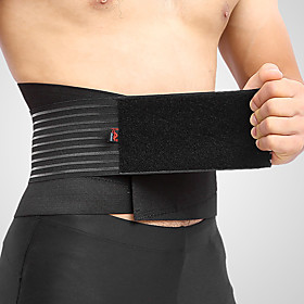 Back Support / Lumbar Support Belt for Running Outdoor Breathable Safety Gear 1pc Sport Black