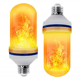3pcs 2pcs LED Flame Effect Decorative Bulb LED Dynamic Flame Light E27 Creative Corn Bulb Flame Simulation Effect Night Light