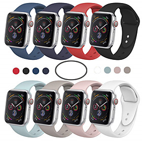 Smartwatch Band for Apple Watch Series 5/4/3/2/1 Apple Sport Band Fashion Soft Comfortable Silicone Wrist Strap