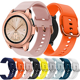 Smartwatch Band for Samsung Galaxy 42 / Active / Active2 / Gear S2 / S2 Classic / sport Band Fashion Soft comfortable Silicone Wrist Strap 20mm