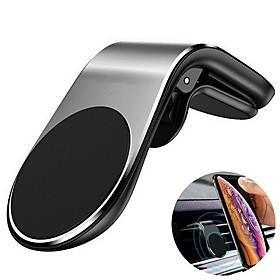 Metal Magnetic Car Phone Holder Mini Air Vent Clip Mount Magnet Mobile Stand For iPhone XS Max 11Pro Xiaomi SAMSUNG Galaxy Note10 Smartphones