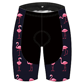 21Grams Women's Cycling Shorts Spandex Bike Pants / Trousers Padded Shorts / Chamois Bottoms Quick Dry Sports Flamingo Black / Pink Mountain Bike MTB Road Bike