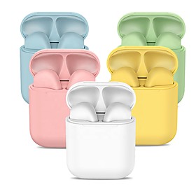 LITBest inpods12 TWS True draadloze hoofdtelefoon Draadloos Stereo Dubbele stuurprogramma's Met laadbak Automatisch koppelen Smart Touch-bediening Re LITBest inpods12 TWS True draadloze hoofdtelefoon Draadloos Stereo Dubbele stuurprogramma's Met laadbak Automatisch koppelen Smart Touch-bediening Re