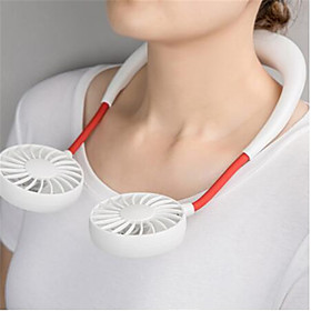 1200 mA USB Portable Fan Hands-free Neck Fan Hanging Rechargeable Mini Sports Fans 3 gears Air Conditioner Adjustable Home 1200 mA USB Portable Fan Hands-free Neck Fan Hanging Rechargeable Mini Sports Fans 3 gears Air Conditioner Adjustable Home