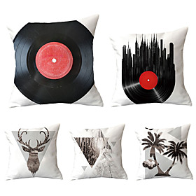 Record/rock inspired pillows