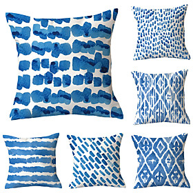 vintage blue pillow covers