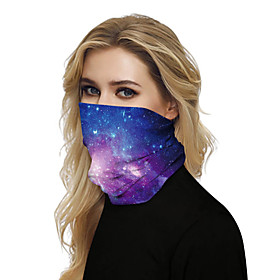 Unisex Party / Active / Basic Infinity Scarf - Galaxy / Print / Color Block