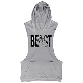 Men's Hoodie Graphic Text Letter Hooded Casual Hoodies Sweatshirts  Yellow Gray White