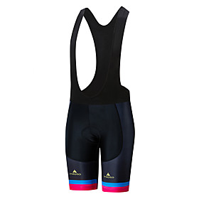 Miloto Women's Cycling Bib Shorts Bike Shorts Bottoms UV Resistant Quick Dry Sports White / Black Mountain Bike MTB Road Bike Cycling Clothing Apparel Race Fit